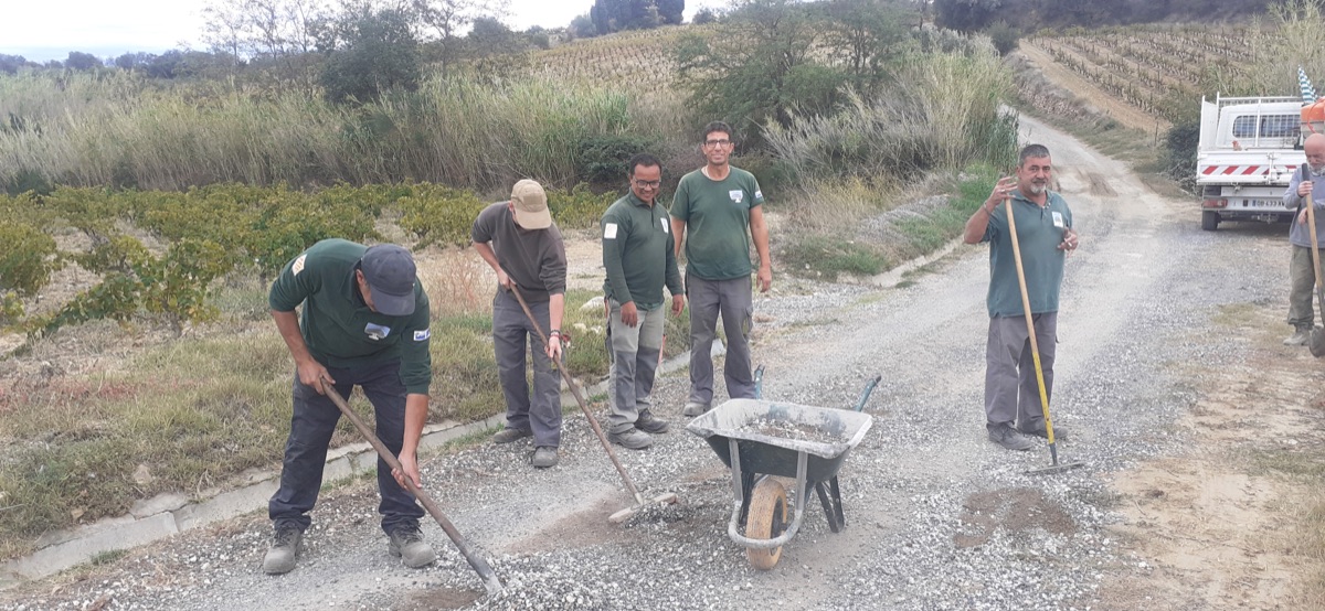 Entretien des chemins ruraux &agrave; Corneilla
