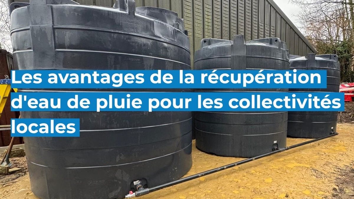 R&eacute;cup&eacute;ration d'eau de pluie en collectivit&eacute;